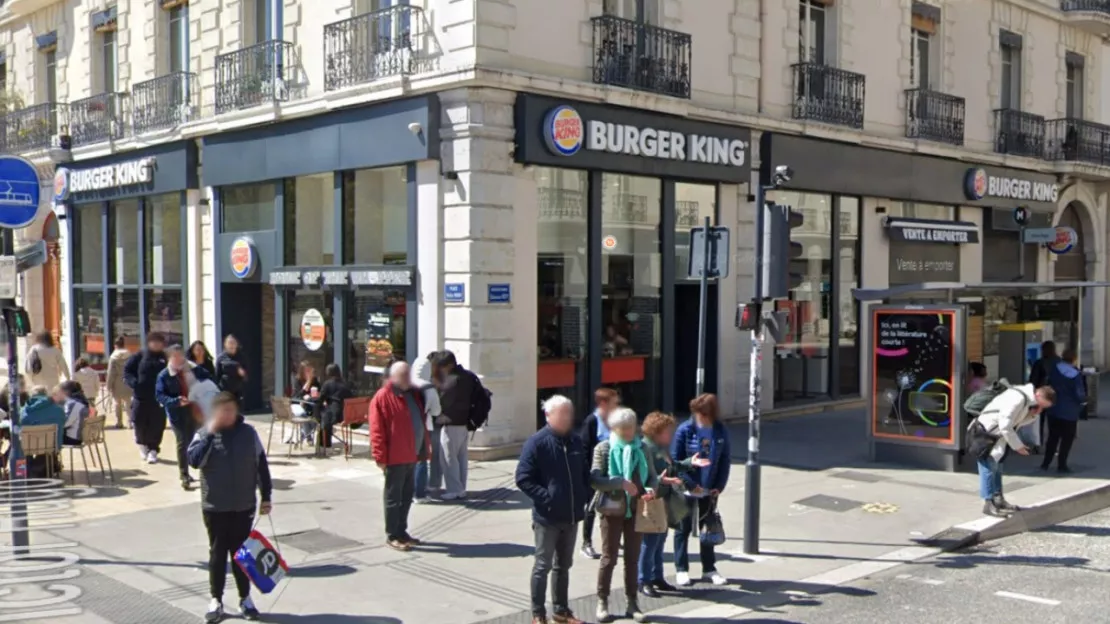 Grenoble : début d'incendie au Burger King