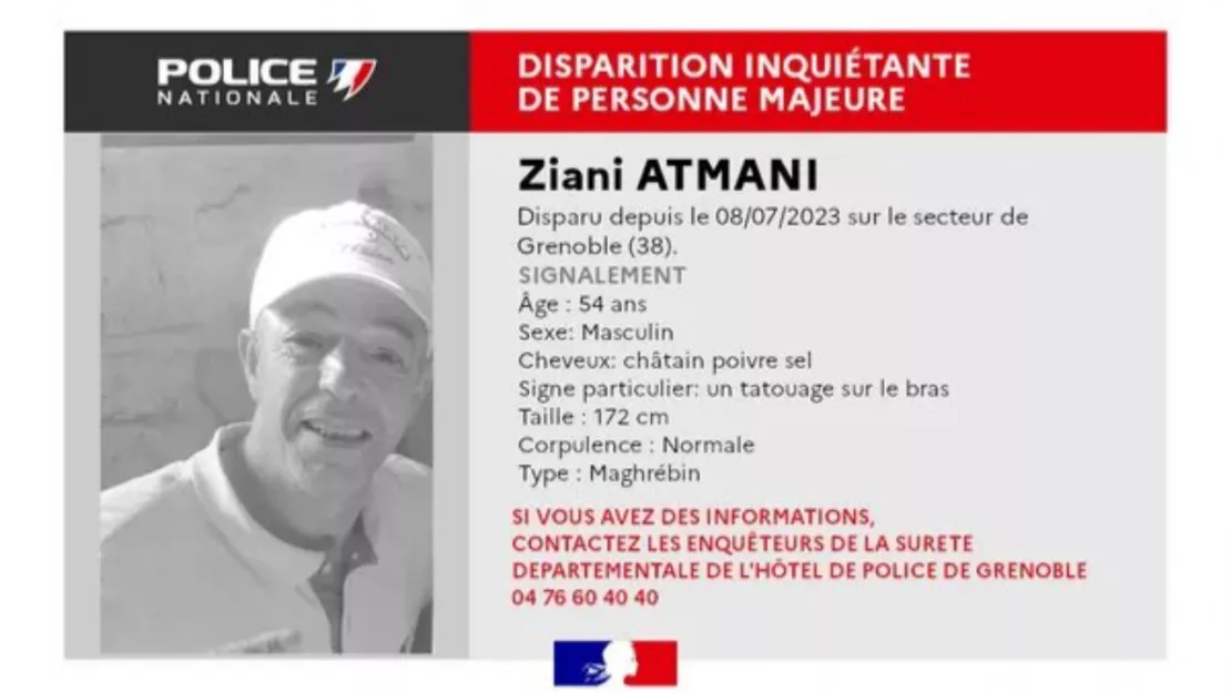 Grenoble : un appel à témoins pour retrouver Ziani