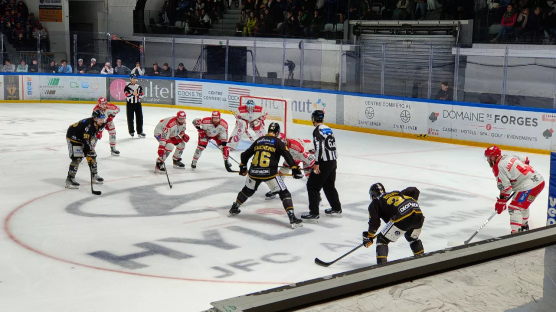 Play-offs : Rouen surprend les Brûleurs de Loups dans le match 4 (5-4)