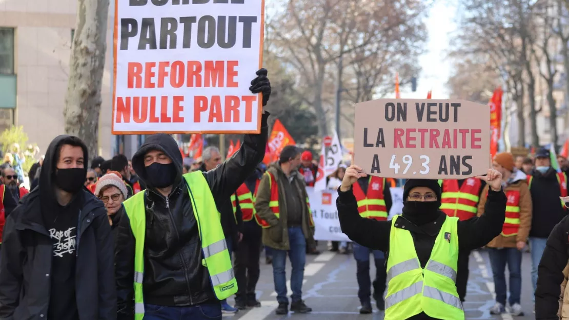 Réforme des retraites : entre 20 500 et 53 000 manifestants à Grenoble