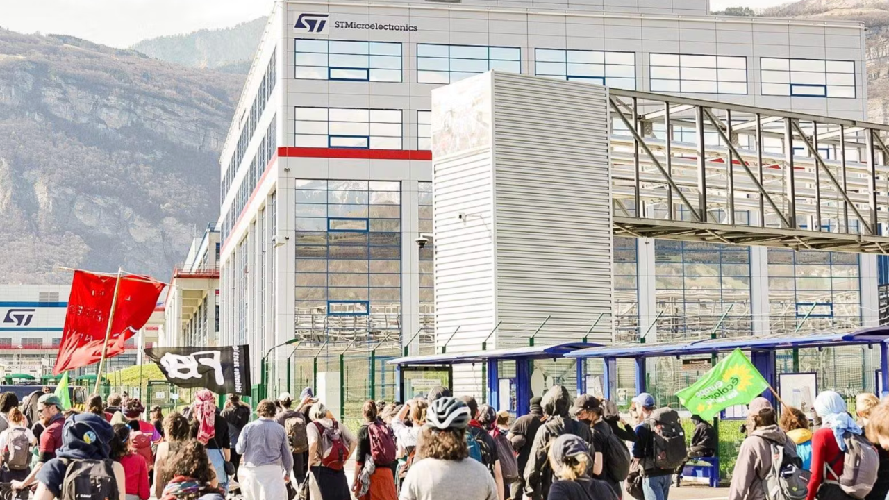Près de Grenoble : le site de production de Teledyne e2v dégradé par des activistes Près de Grenoble : le site de production de Teledyne e2v dégradé par des activistes