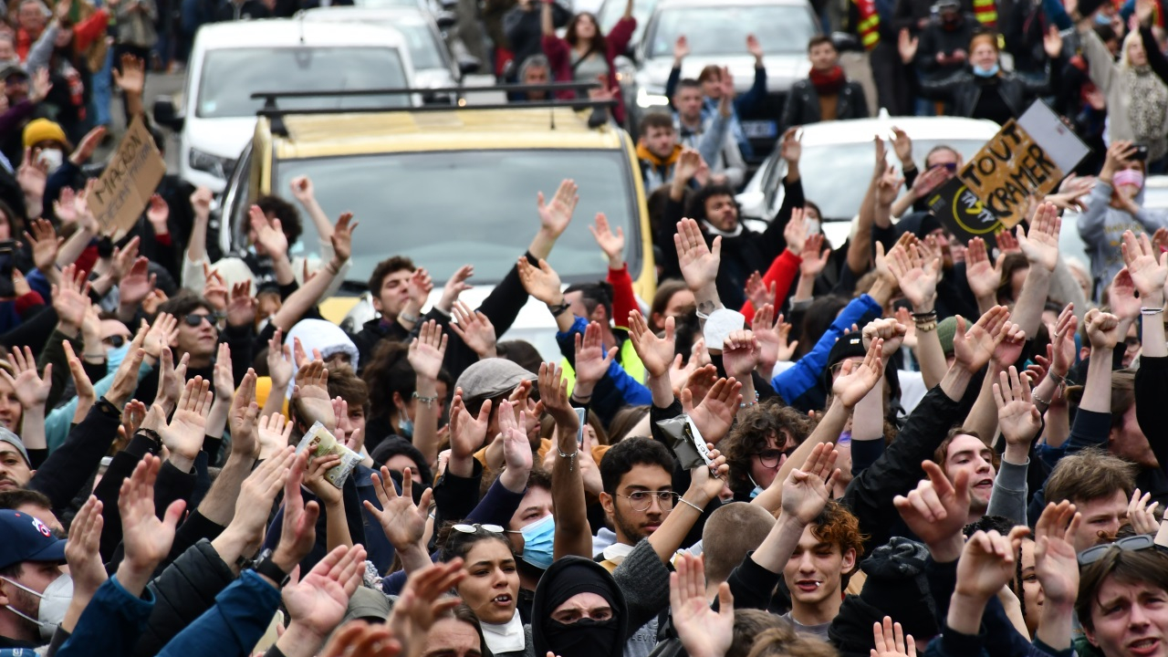 R&eacute;forme des retraites : le parcours de la manifestation &agrave; Grenoble