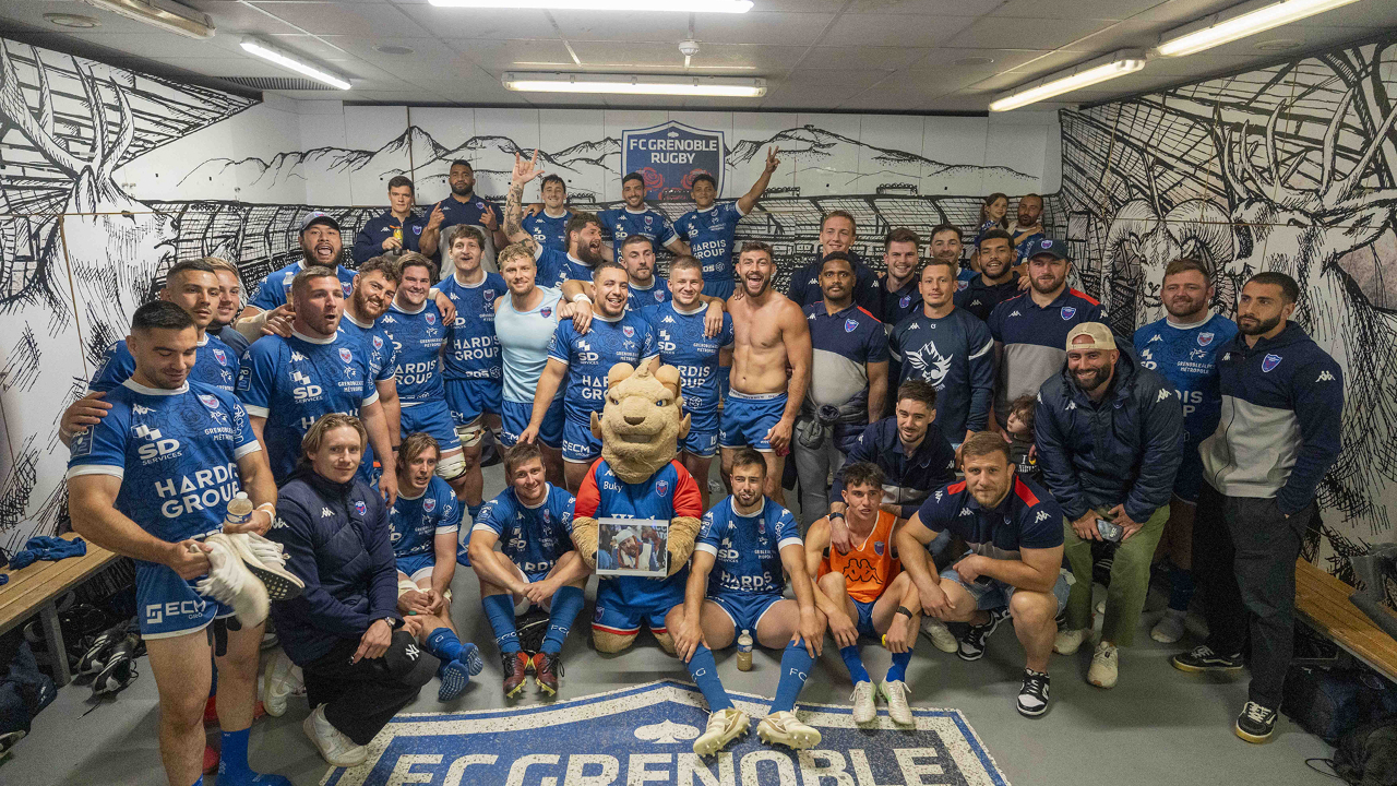 Rugby : Grenoble d&eacute;croche la premi&egrave;re place de Pro D2
